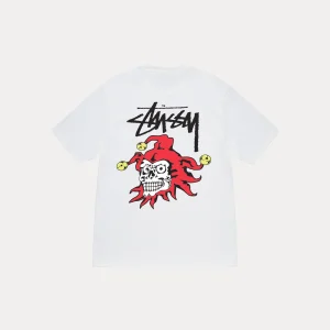 STUSSY JOKER TEE WHITE