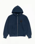 8 Ball Zip Hoodie Navy