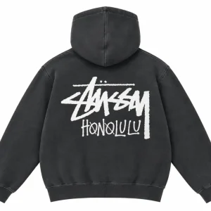 Stussy Honolulu Chapter Medium Gray Hoodie