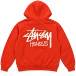 Stussy Honolulu Chapter Orange Hoodie