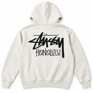 Stussy Honolulu Chapter Fog Gray Hoodie