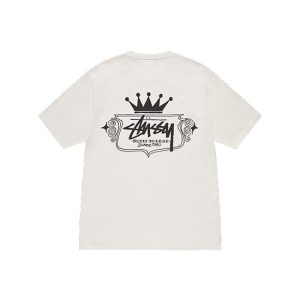 Stussy T Shirt Built to Last White
