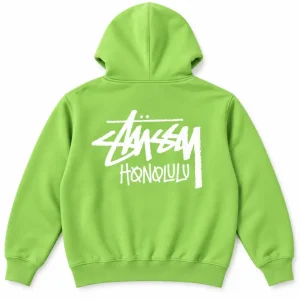Stussy Honolulu Chapter Green Hoodie