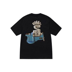 Stussy T Shirt Tuff Stuff Black