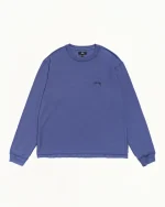 Stussy Sweatshirt Lazy LS Tee Vintage Navy