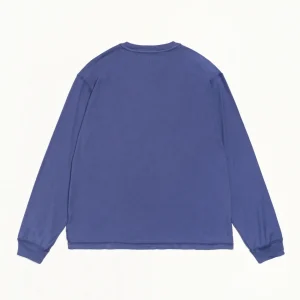 Stussy Sweatshirt Lazy LS Tee Vintage Navy