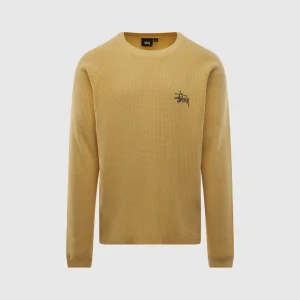 Stussy Sweatshirt Raglan Thermal Yellow