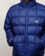 Stussy Jacket Midweight Puffer Blue