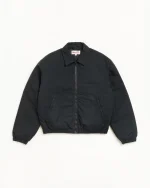 Stussy Jacket NYCO Collared Work Black