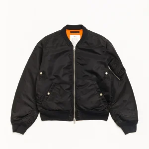 Stussy Jacket MA-1 Bomber Black