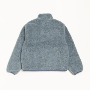 Stussy Jacket Sherpa Reversible Bluestone