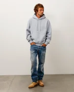 Stussy Hoodie Fleece Grey Heather