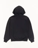 Stussy Hoodie Fleece Zip Black