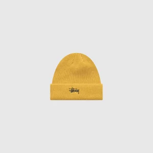 Stussy Cap Basic Cuff Beanie Yellow
