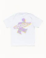 Stussy Shirt Dot Surf Puff Tee Ash Heather