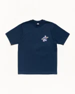 Stussy Shirt Dot Surf Puff Print Tee Navy