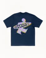 Stussy Shirt Dot Surf Puff Print Tee Navy