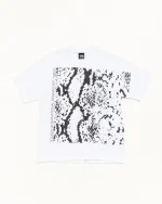 Stussy Shirt Snakeskin Tee White