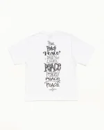 Stussy Shirt Peace Increased Tee White