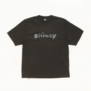Stussy Shirt Garment Co Tee Faded Black
