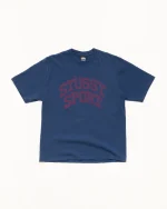 Stussy Shirt Block Sport Tee Navy