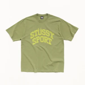 Stussy Shirt Block Sport Tee Olive