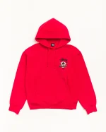 Stussy Hoodie Fresh Foils Garment Dyed Red