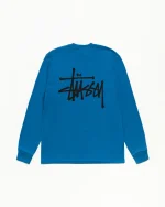 Stussy Sweatshirt Basic Stussy LS Tee Blue