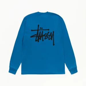 Stussy Sweatshirt Basic Stussy LS Tee Blue
