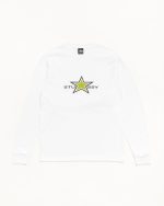 Stussy Sweatshirt Star LS Tee White