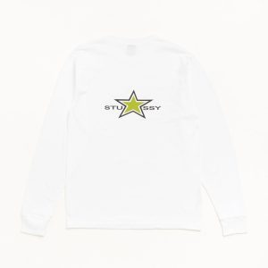 Stussy Sweatshirt Star LS Tee White