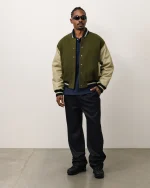 Stussy jackets Denim Tears Varsity Jacket Green