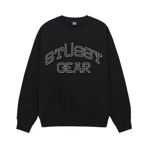 Stussy Sweatshirt Gear Crew Black
