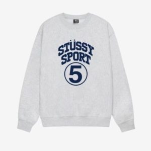 Stussy Sweatshirt 5 Sport Crew Grey